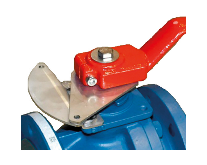 Stainless steel locking device for JC VALVES range DN25